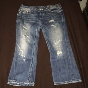 Miss me cropped jeans
